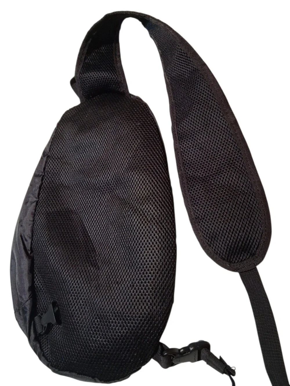 Eddie Bauer Stowaway 10L Onyx Black Packable Sling Backpack Crossbody Daypack